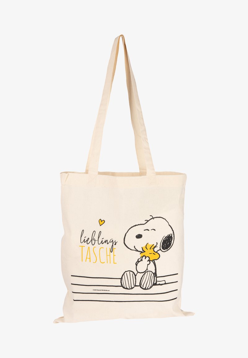 Snoopy THE PEANUTS STOFFBEUTEL SNOOPY - Shopping bag - beige