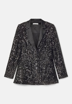 Alice + Olivia BREANN SEQUIN - Blazer - black