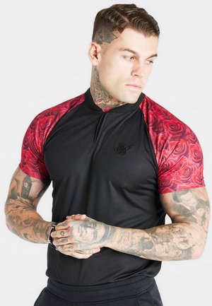 BASEBALL FITTED - Print T-shirt - black/red