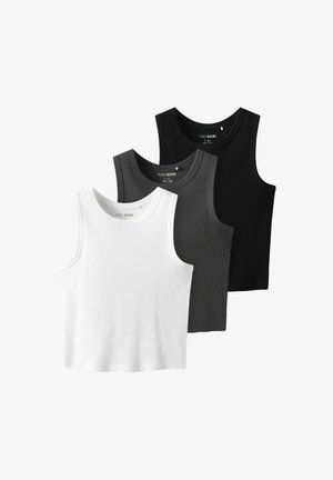 3ER-PACK - Viršus - black