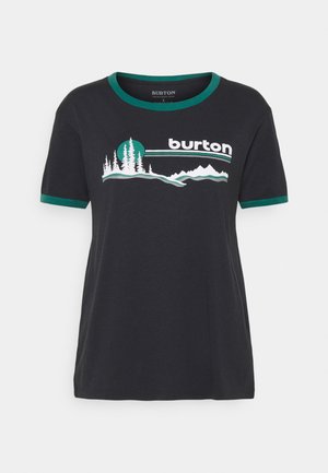 CARLOW TEE - T-shirt con stampa - true black