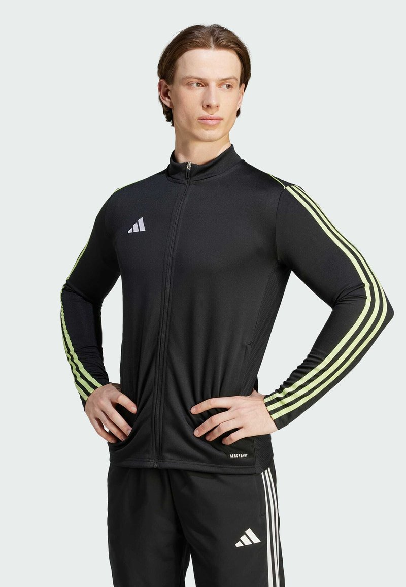 adidas Performance - TIRO 23 LEAGUE TRAINING - Veste de survêtement - black pulse lime, Agrandir