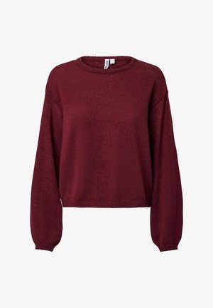 Pieces, PCIDA LS O-NECK KNIT NOOS BC - Džemper - winetasting
