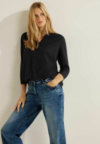 Cecil IN UNIFARBE - Blouse - schwarz