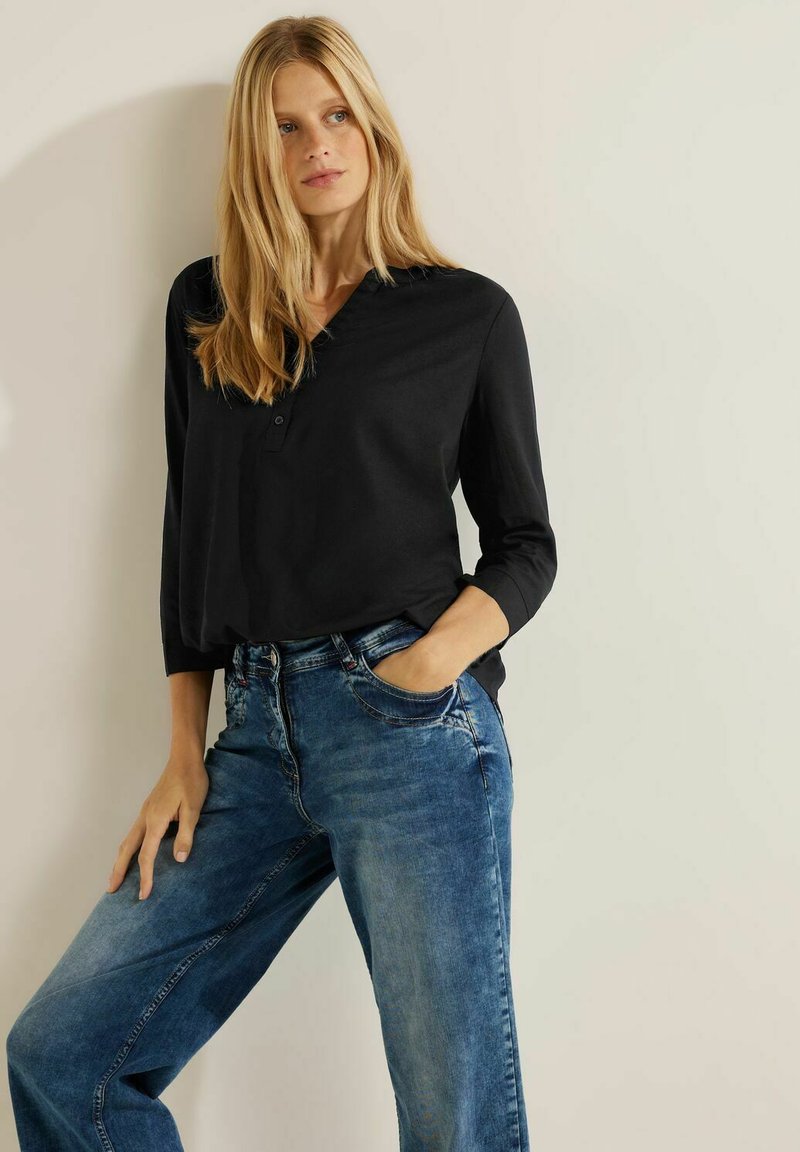 Cecil IN UNIFARBE - Blouse - schwarz