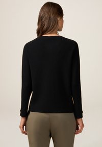 Oltre GIROCOLLO CON BOTTONI - Strickpullover - nero