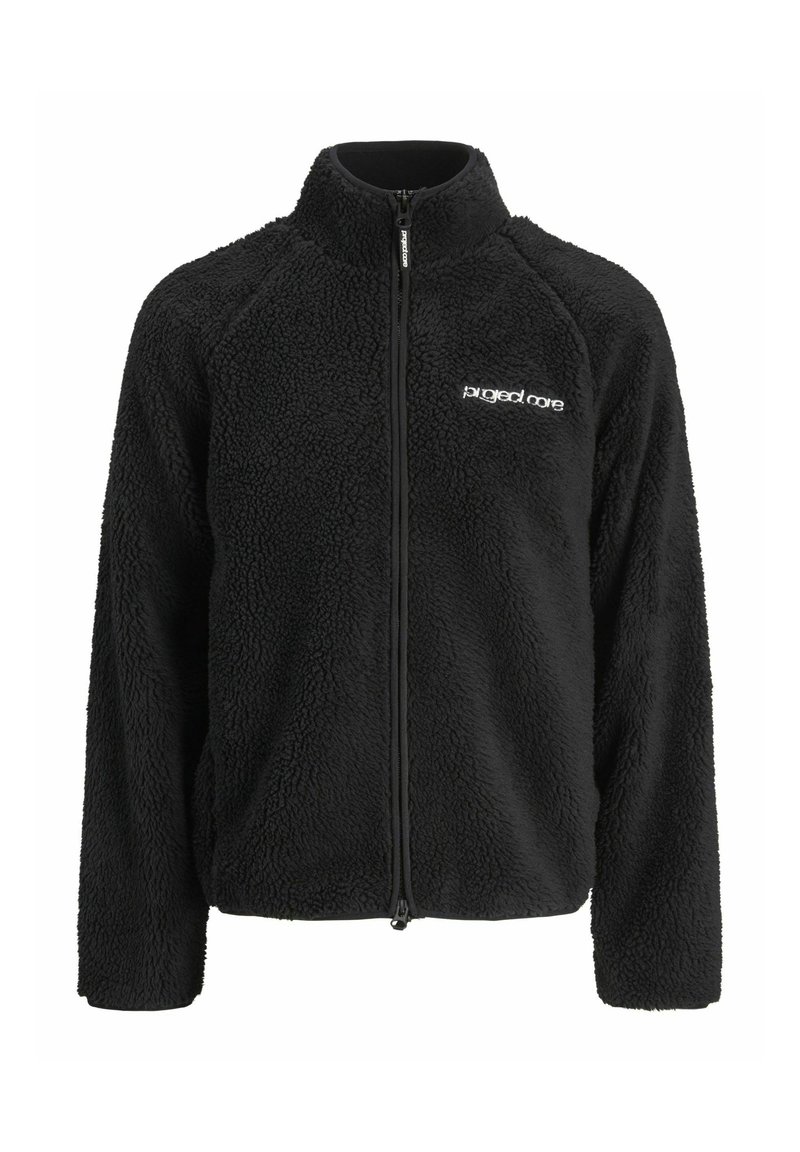 Jack Jones COUNION Fleecejacke black/schwarz