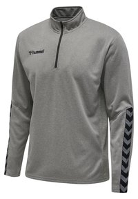 Hummel HMLAUTHENTIC  - Sweatshirt - grey melange