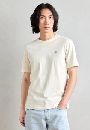 SEASONAL CORE REGULAR FIT LOGO - Basic T-shirt - eggnog