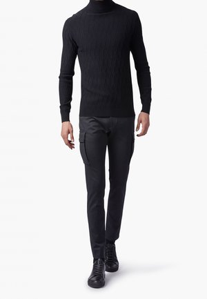 Strickpullover - black