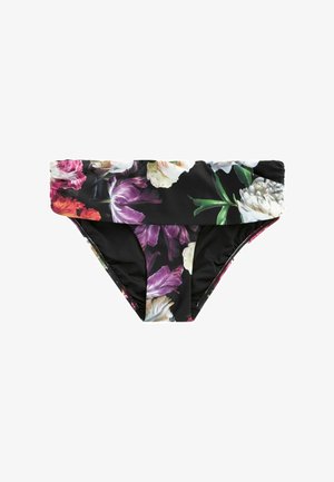 Next Bikini-Hose - black berry floral