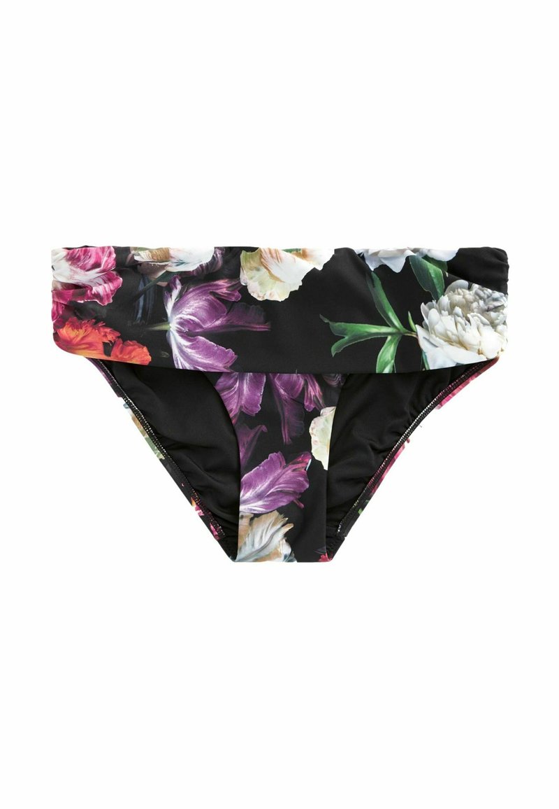 Next BIKINI BOTTOMS-. - - Bas de bikini - black berry floral/noir ...