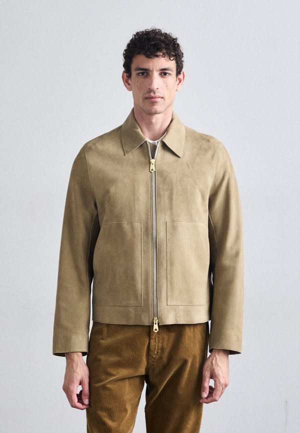 REGULAR FIT JACKET - Leather jacket