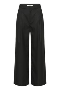 PAULA WIDE PANTS  - Broek - black