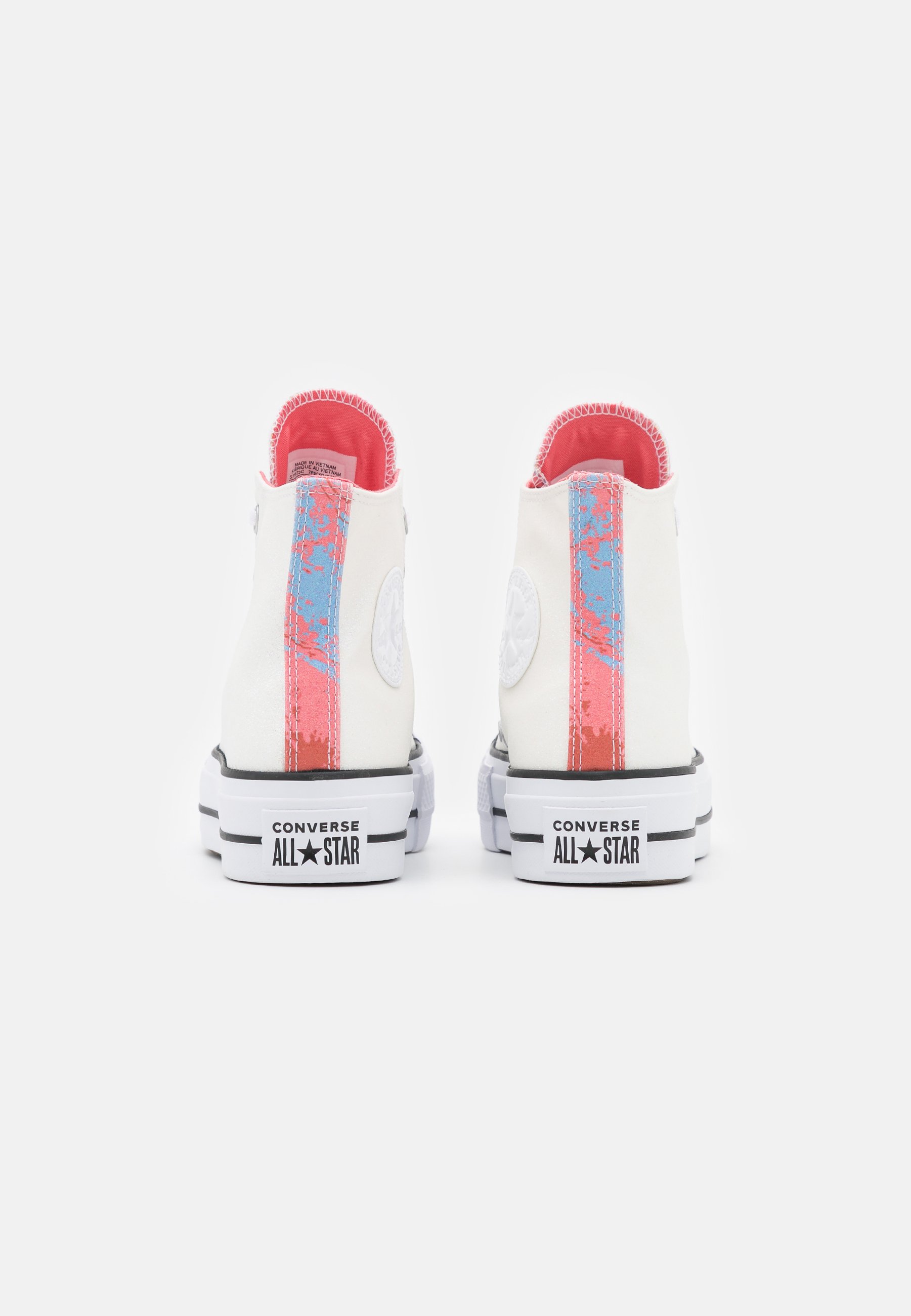 converse all star platform glitter