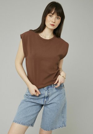 BZB UNI - T-shirt basique - marron