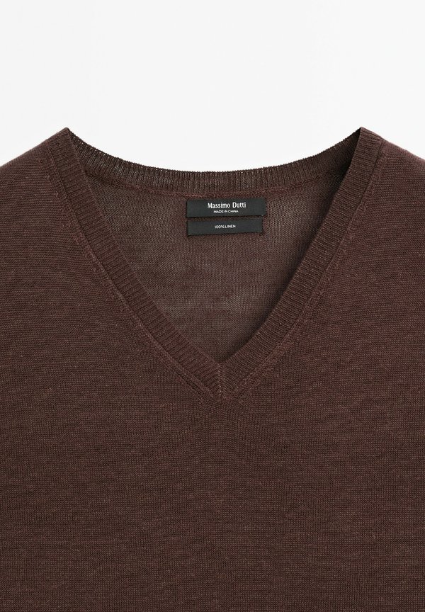 MELANGE - Top - mottled bordeaux4