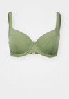 SUMMER TWIST - Vrchný diel bikín - sage green
