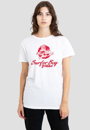 STRANGER THINGS  - Print T-shirt - white