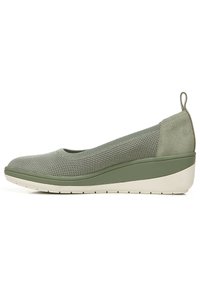 Unselected, army green knit
