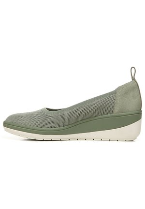 JACEY - Slip-ons - army green knit
