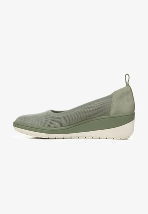 VIONIC, JACEY - Instappers - army green knit