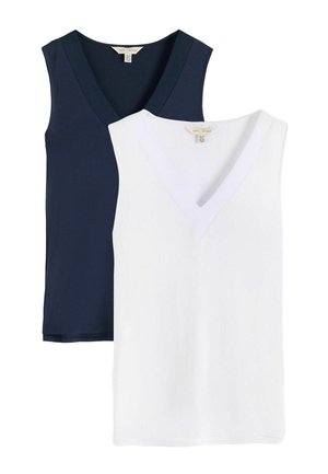 Love & Roses 2 PACK - Top - x navy blue and white