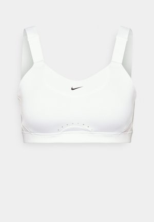 ALPHA BRA - High support sports bra - white/stone mauve/black