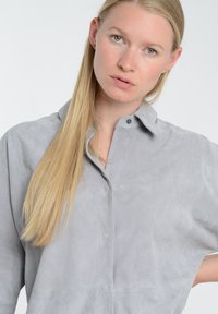 Maze Skjortekjole - steel