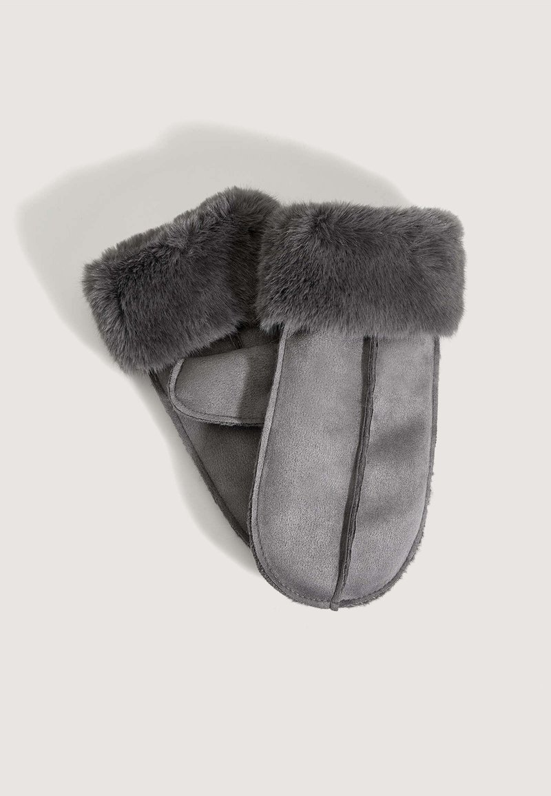 Damen Fäustlinge | OYSHO MIT UMSCHLAG Kurzfingerhandschuh grey/grau - BE55831 Damen Fäustlinge | OYSHO MIT UMSCHLAG Kurzfingerhandschuh grey/grau - BE55831