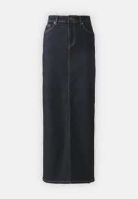 ONLWALO SLIT SKIRT - Gonna di jeans - dark blue denim