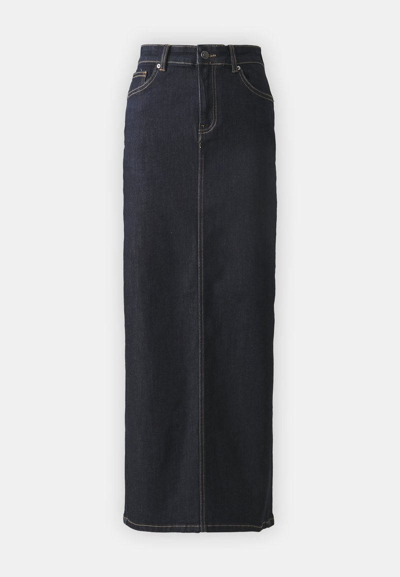 Only Maxirok donkerblauw denim