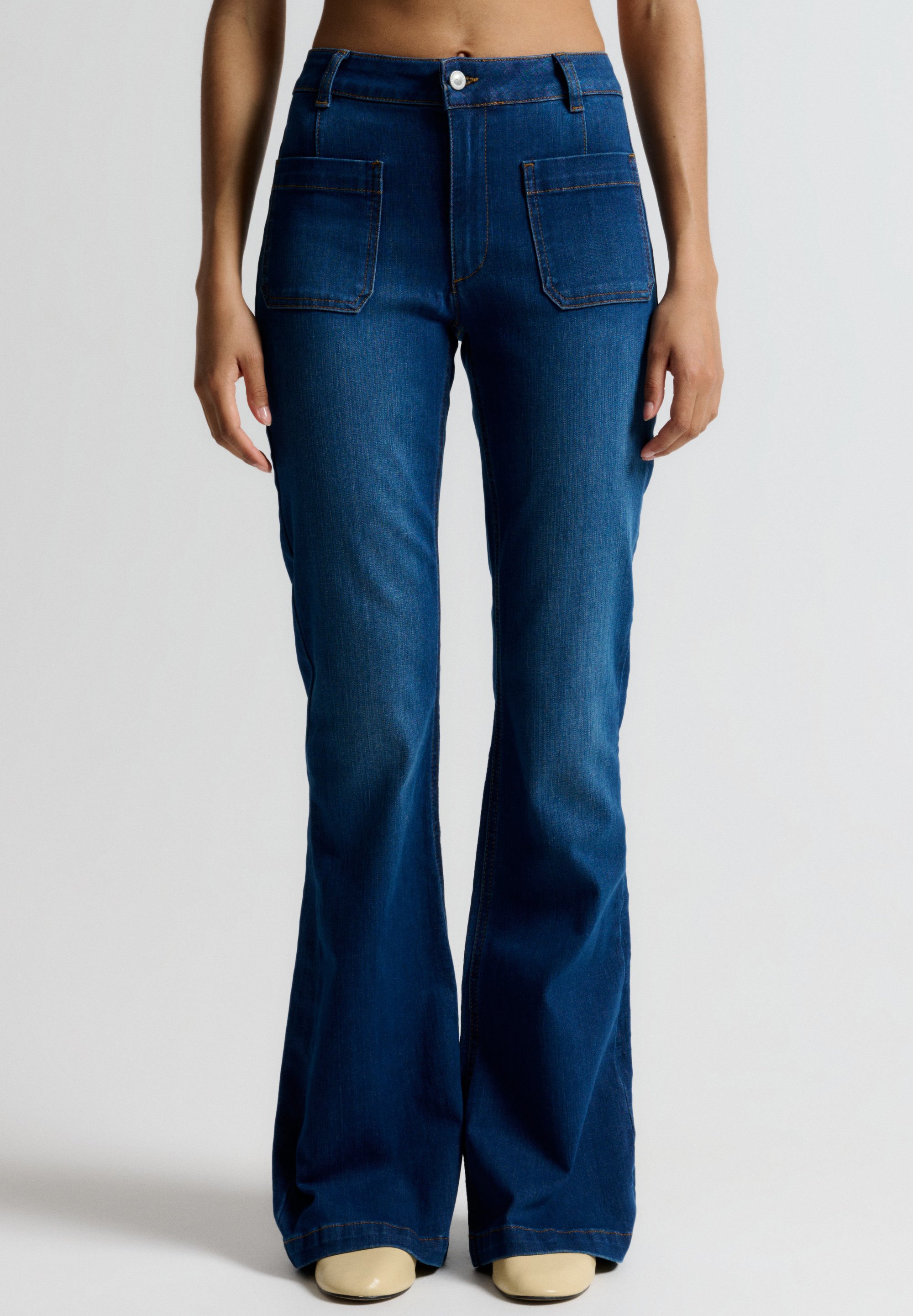 Ivy Copenhagen IVY-ANN CHARLOTTE EARTH JEANS WASH CAYENNE - Flared 