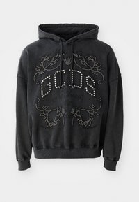 STUDS LOGO HOODIE - Sweatshirt - dark grey