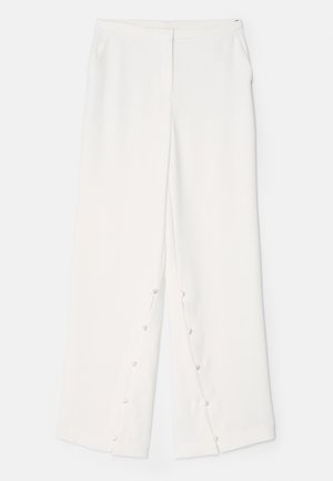 ISAAC CREPE - Trousers - white