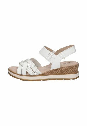 Sandales compensées - white comb
