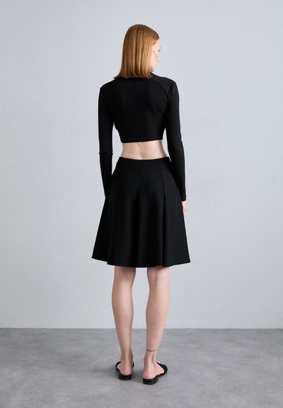 Emporio Armani GONNA - A-linjainen hame - black