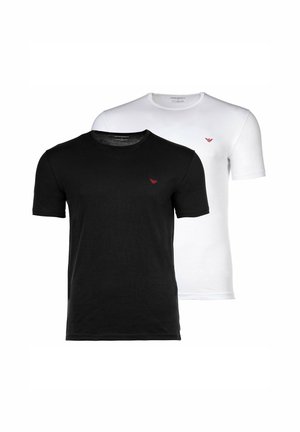 Emporio Armani 2-PACK CREW NECK  - Undershirt - schwarz weiß
