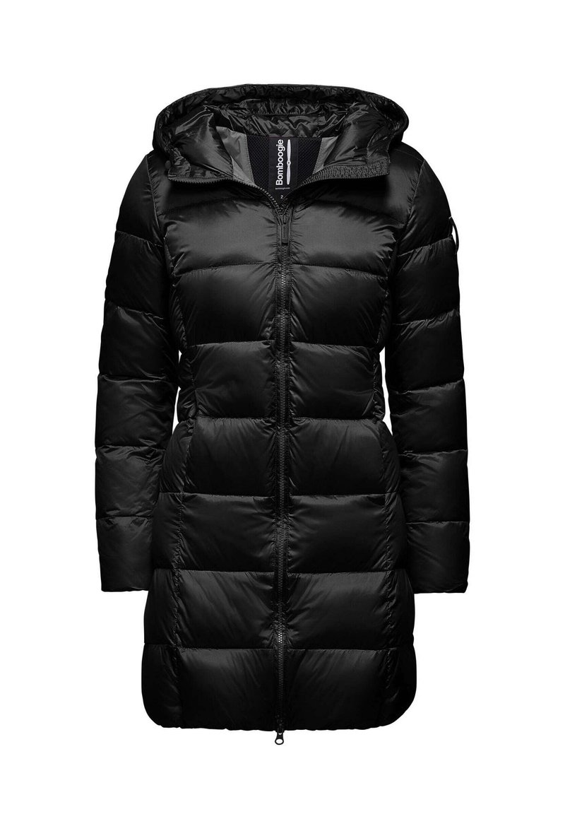 Bomboogie BRIGHT WITH A LINE - Piumino lungo - black/nero - Zalando.it