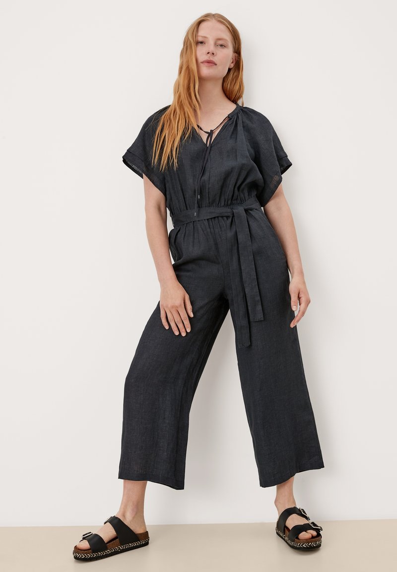 s.Oliver Jumpsuit - blue graphite mela