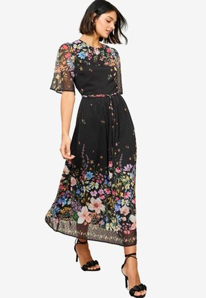 Friends Like These PETITE FIT - MIDI  - Freizeitkleid - black floral