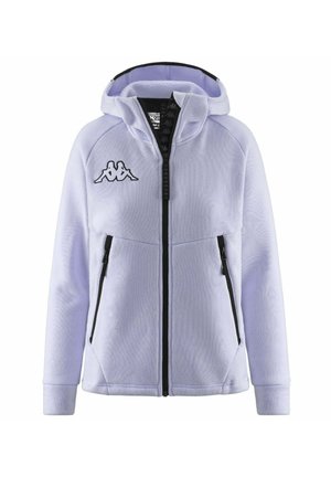 Felpa con zip - violet purple
