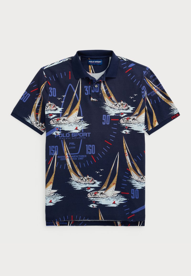 Polo Ralph Lauren SHORT SLEEVE POLO SHIRT - Polokošeľa - sailboat dial print