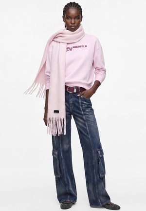 Karl Lagerfeld Jeans, FLUFFY FRINGED - Шал - lilac snow