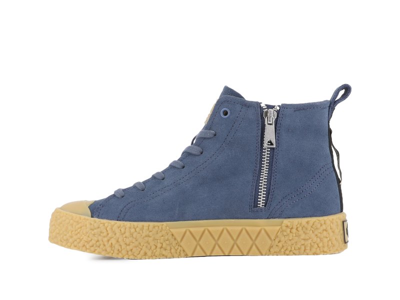 Palladium - PALLA ACE RUGGED SDE - Schnürstiefelette - vintage indigo, Vergrößern