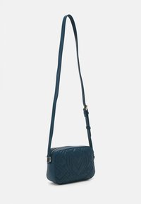 Love Moschino QUILTED BAG - Keresztpántos táska - emerald green