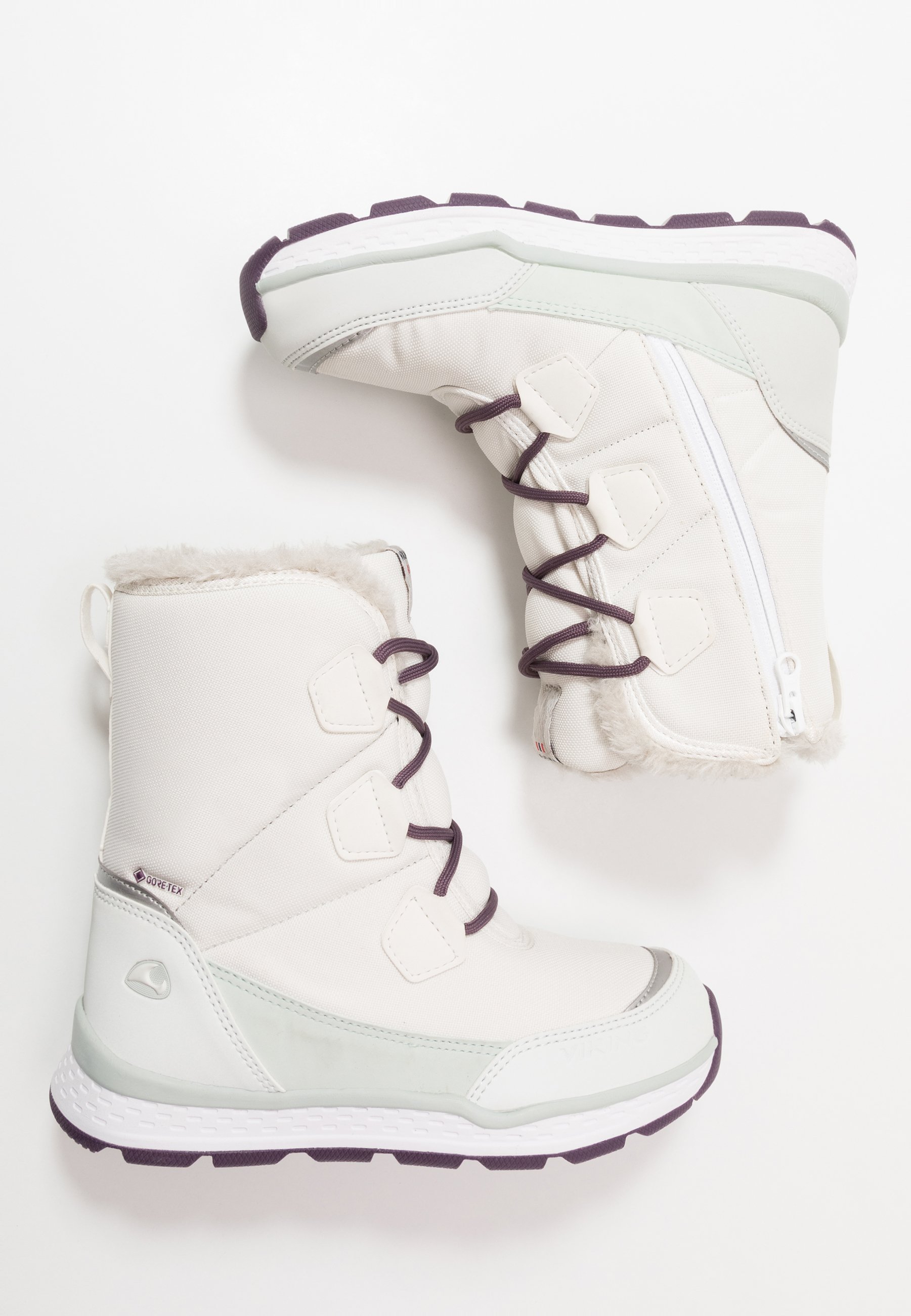 light winter boots on Viking Solli Gtx Winter Boots Eggshell Light Green Off White Zalando Ie