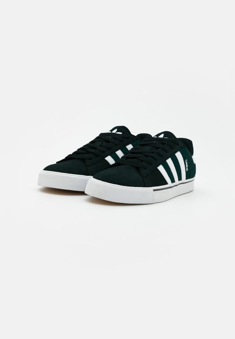 adidas Originals CAMPUS VULC UNISEX - Trainers - green night/footwear white/noble  green/dark green - Zalando.co.uk