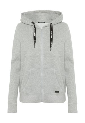 Chiemsee, MIT KAPUZE UND LOGO-BAND - Sweatjacke - neutral gray melange