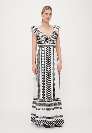VMDICTHE ANKLE DETAIL DRESS - Maksi garuma kleita - snow white/black
